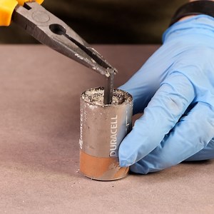 2.4M views · 4K reactions | Soldering with Battery Element! Thanks for watching! Please be aware that this video is for entertainment purposes only and techniques shown should not be attempted at home! | Science, Tech and Universe | Facebook