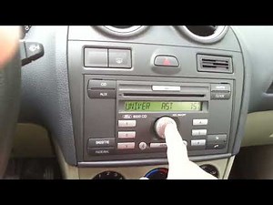 How to adjust the Ford Fiesta 2007 clock