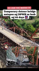 ICYMI: A recent temporary detour bridge built by the Philippines’ Department of Public Works and Highways (DPWH) was the Piggatan Detour Bridge in Alcala, Cagayan, constructed after the original Piggatan Bridge collapsed in October 2025. | Bongliza Daily