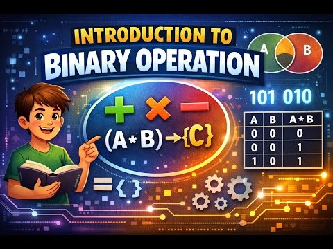 Introduction to Binary Operations | Easy Explanation with Example