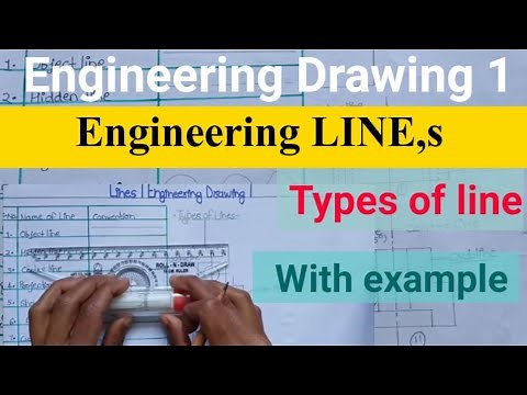 Lines | Types of Line | Engineering Drawing