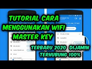 Tutorial cara menggunakan wifi master key dengan mudah