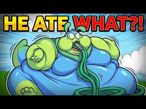 Squirm gets SUPER FAT by Water Inflation Force Feed | Roblox Dandy's World Animation