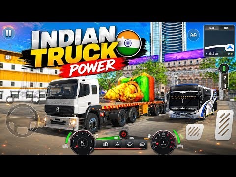 🚛Bharat Benz truck simulator full loading in Truck Master India 🚛