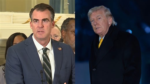 Gov. Kevin Stitt and President Donald Trump at odds over annual governors meeting with White House