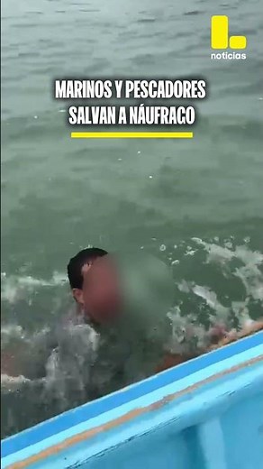 Rescatan a náufrago en Tumbes