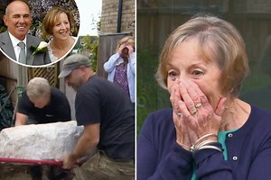 Garden Rescue's Charlie Dimmock horrified as crew NEARLY smash woman's statue