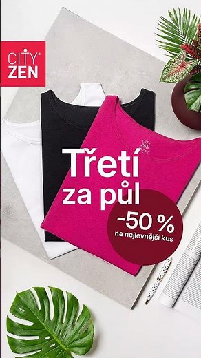 🛍️ Tři CityZen kousky se vyplatí víc než dva