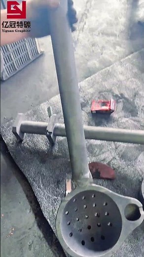 Graphite spoon, isostatic pressing graphite