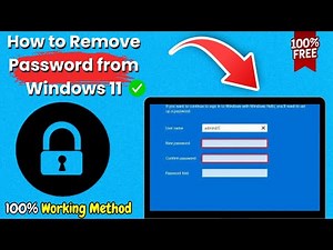 How to Remove Password from Windows 11 in 2025