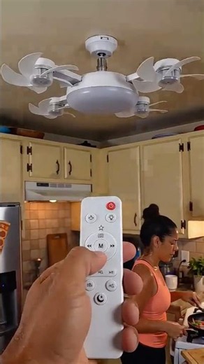 🔗📺 Go to Channel for Link! 💡 LED Ceiling Fan with Light #ledfan #shorts