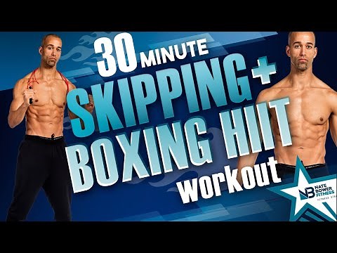 30 Minute Skipping and Boxing Interval Workout / NateBowerFitness