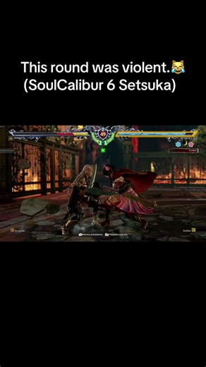 This round was violent.😹 (SoulCalibur 6 Setsuka) #short
