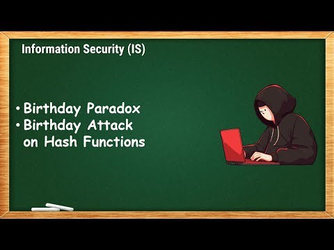 Birthday Paradox & Birthday Attack on Hash Functions | IS - 5.3