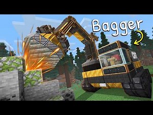Funktionierende BAUMASCHINE in Minecraft Create BAUEN...