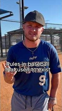 Rules in baseball that used to exist | #baseball #skit #content #shorts