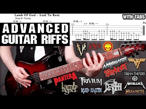 25 Advanced Guitar Riffs To Boost Your Playing | With Tabs