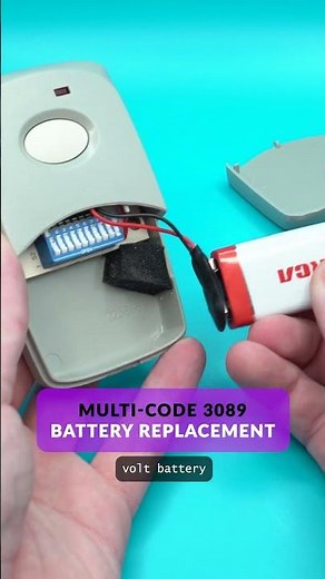Multi-Code 3089 Battery Change