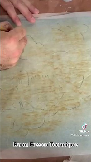 Buon Fresco Technique #buonfresco #paintingtechniques #michelangelo
