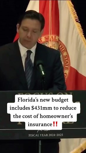 Florida Budget: $1.1 Billion in Tax Relief and Homeowner's Insurance Savings