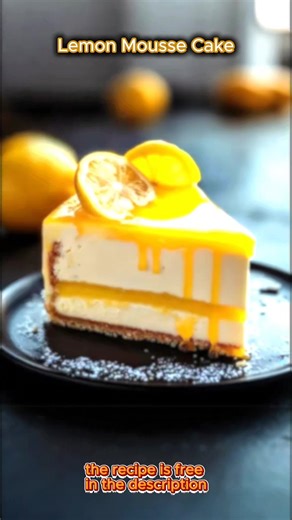 1K views · 68 reactions | Lemon Mousse Cake  This delightful Lemon...