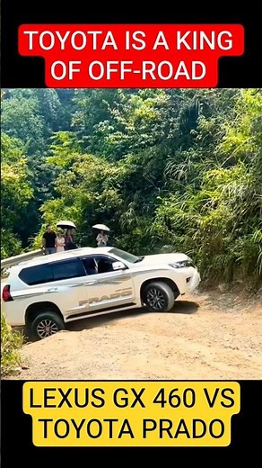 Lexus GX 460 vs Toyota Land Cruiser Prado off-road testing #offroad #toyotaprado #lexusgx460