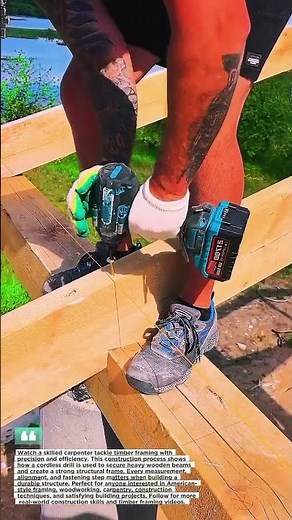 Precision Timber Framing Techniques #Carpentry #Construction #DIY