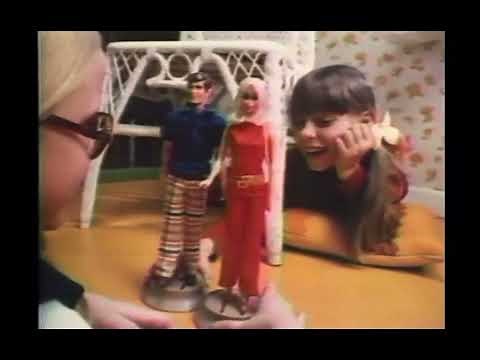 1972 Walk Lively Barbie, Ken & Steffie doll Commercial | Mattel