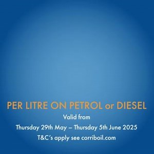29 reactions · 3 comments | Corrib Oil Loyalty customers save on fuel. From today until Thursday 5th June get 2c off per litre of Petrol or Diesel at any Corrib Oil Forecourt site.  So if you are simply popping down to the shop or travelling save every time you shop with Corrib Oil. So download today and Give That App A Tap! Visit www.corriboil.com *Terms & Conditions Apply (excluding Fuel card sales & Corrib Oil Fuel Depots.) | Corrib Oil | Facebook