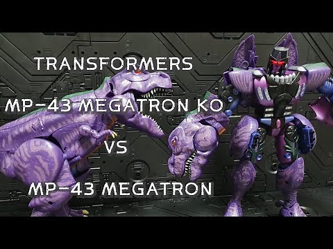 Toys Mage Megatron KO. VS Megatron Transformers Beast Wars Review.