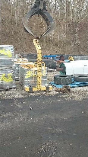 Pallet Fork for a Grapple Truck #shorts