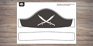 Printable Pirate Hat