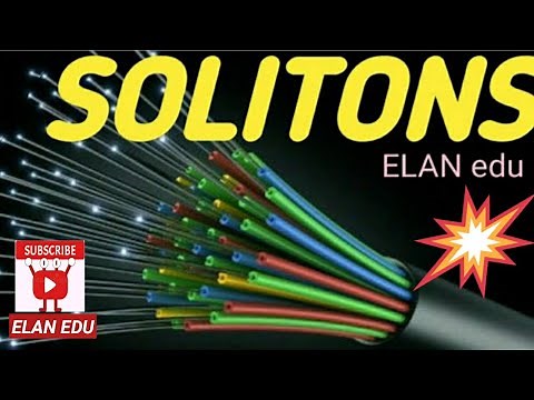 SOLITONS IN FIBER OPTICS||OPTICAL FIBER COMMUNICATION||PULSE BROADENING||BTECH OPTICAL VIDEOS