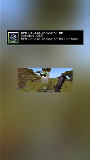 This RPG Damage Indicator is INSANE 🤯 | Minecraft PE #ytshorts
