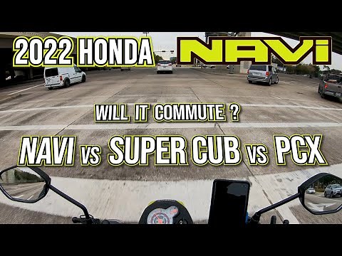 2022 Honda NAVI: Will it commute? // NAVI vs Super Cub vs PCX150