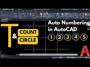 TCOUNT & TCIRCLE Explained – Speed Up Text Marking in AutoCAD