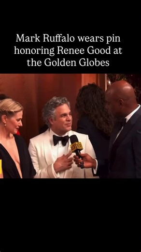 Kat | Politics for Everyday Texans on Instagram: "Mark Ruffalo used his interviews on the red carpet to talk about the murder of Renee Good by an ICE agent this week"