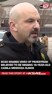 The Bexar County Sheriff's Office released dashcam video of a pedestrian believed to be missing 19-year-old Camila Mendoza Olmos on the morning of her disappearance. FULL STORY: https://www.ksat.com/news/local/2025/12/29/what-we-know-about-the-disappearance-of-camila-mendoza-olmos-last-seen-in-northwest-bexar-county/?utm_source=facebook&utm_medium=social&utm_campaign=snd&utm_content=ksat12 | KSAT 12 & KSAT.com