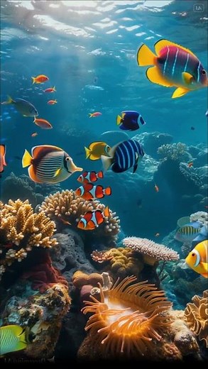 Colorful Coral Reef Life — A Magical Underwater World Full of Beauty 🐠