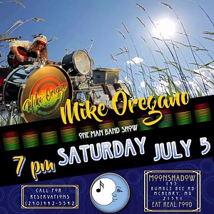 Welcome Mike Oregano to our corner of The Mooniverse! He comes to town this time every year. He is a one man showman. You will be impressed by his skills and sounds! | MoonShadow