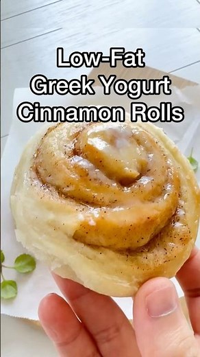Greek Yogurt Cinnamon Rolls Recipe (Low Fat, Good Protein) #cinnamonrolls #greekyogurt