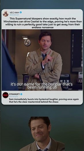 This Supernatural bloopers show exactly how much the Winchesters can drive Castiel to the edge