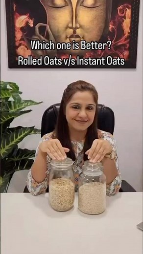 "Rolled oats vs. Instant oats: which is better for digestion and weight loss? Find out! 🌾✨"