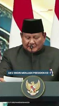 Prabowo: Saya Ingin Jadi Presiden ke-7, tapi Takdir Menjadikan ke-8