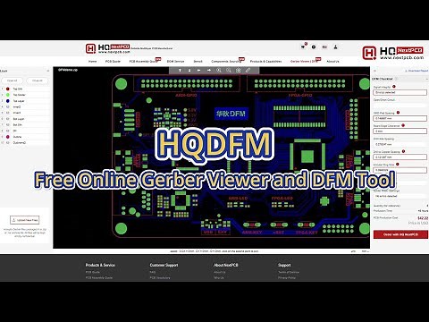 Powerful Free Online Gerber Viewer - HQDFM, With Free DFM Report #gerberviewer #NextPCB