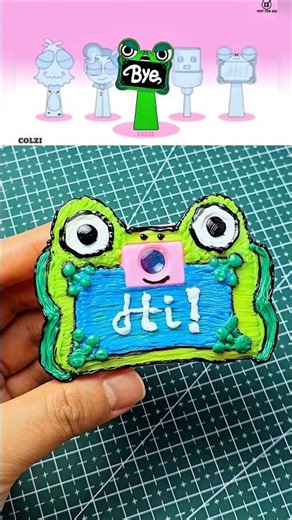 I made Sprunki OC LilyPad with a 3D Pen 🐸✨ (So Cute!) #shorts #スプランキー