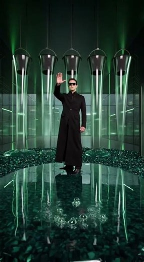 Epoxy Floor Transformation Inspired by The Matrix (Neo vs Agent Smith)