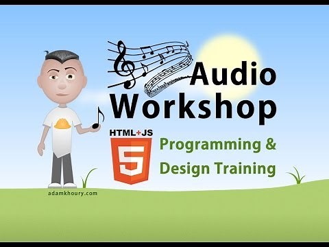 Audio Workshop 1 Play Pause Mute Buttons JavaScript Tutorial