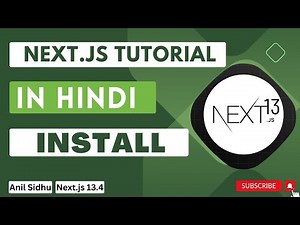 Next JS tutorial in Hindi #2 Install and Setup Next.js 13.4