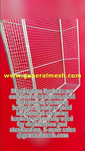Stainless Steel Instrument Cleaning Baskets